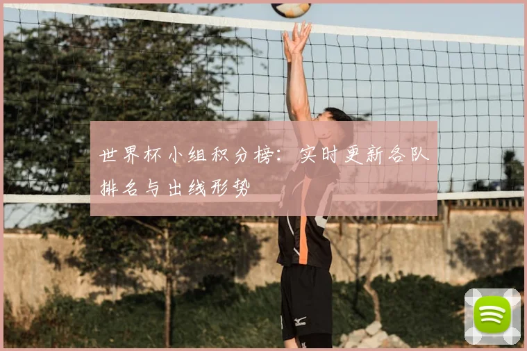 世界杯小组积分榜：实时更新各队排名与出线形势
